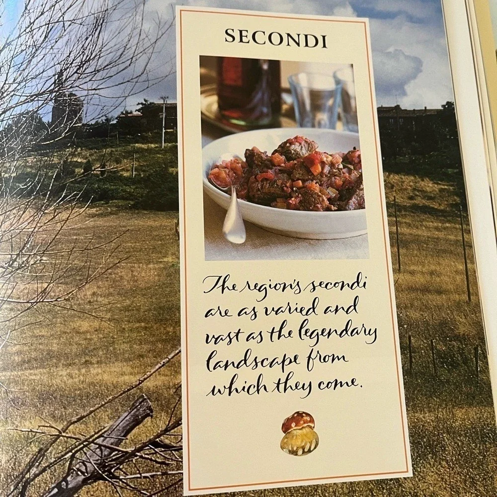 Williams Sonoma Vintage Savoring Tuscany Cookbook Tuscan Recipes Dinner Ideas